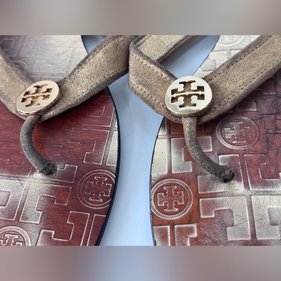 2 Tory Burch Thora Thong Sandals Shoes Women’s size 10 - Picture 3 of 11